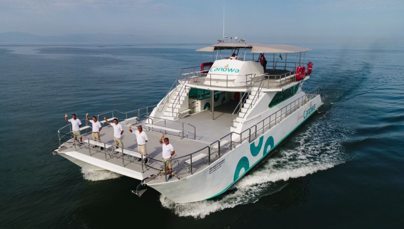 90 Ft Catamaran Rental in Marina Nuevo Vallarta