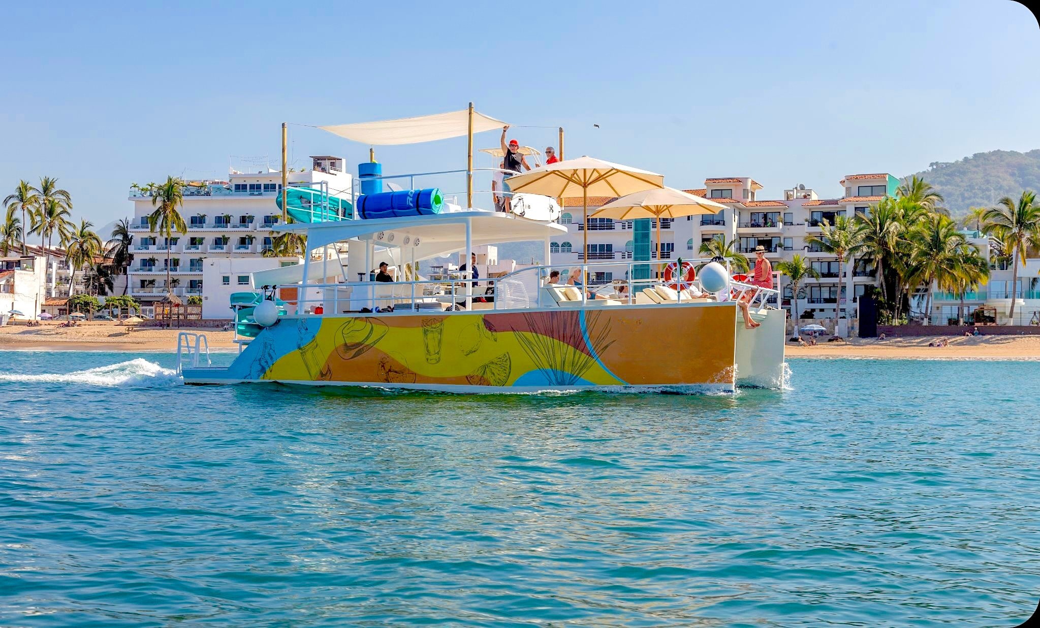 45 Ft Catamaran Rental in Marina Vallarta