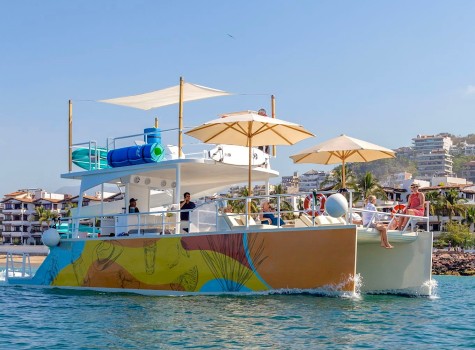45 Ft Catamaran Rental in Marina Vallarta