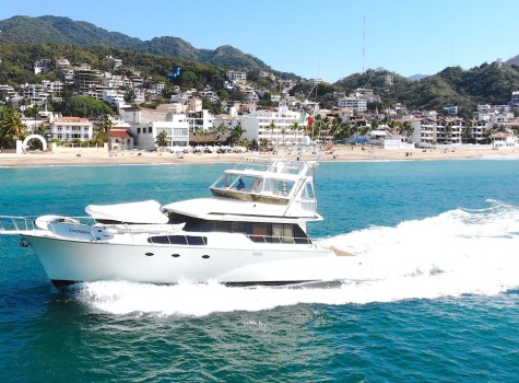 64 Ft Fishing Boat Rental in Marina Vallarta
