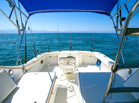 28 Ft Fishing Boat Rental in Marina Vallarta