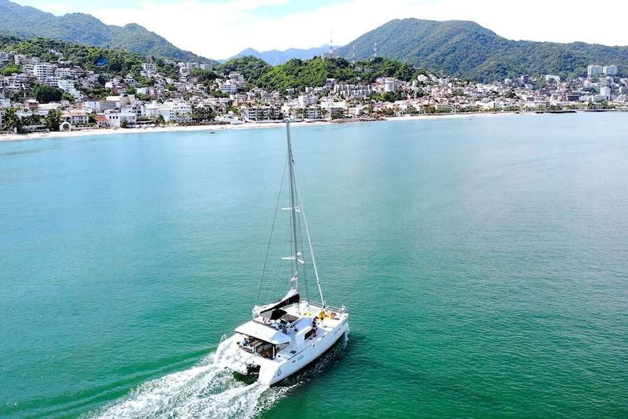 45 Ft Lagoon Yacht Rental in Marina Vallarta